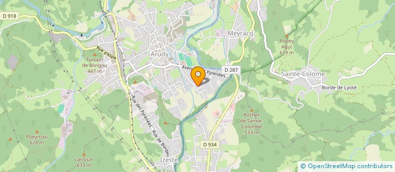 localisation de l'entreprise CLEM  ARUDY