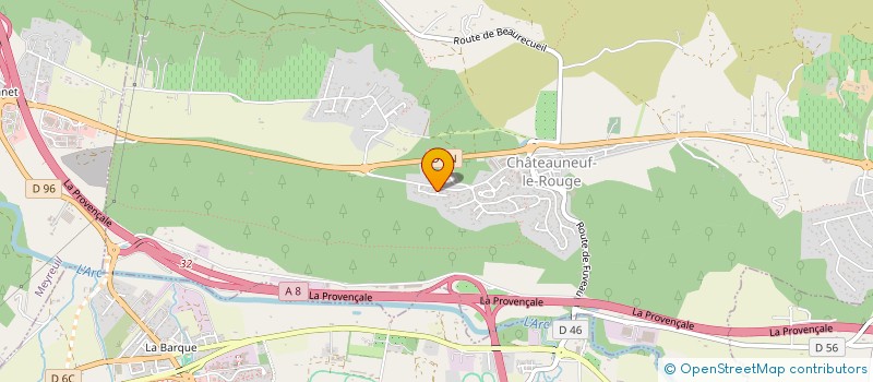 localisation de l'entreprise CLEM  CHATEAUNEUF-LE-ROUGE