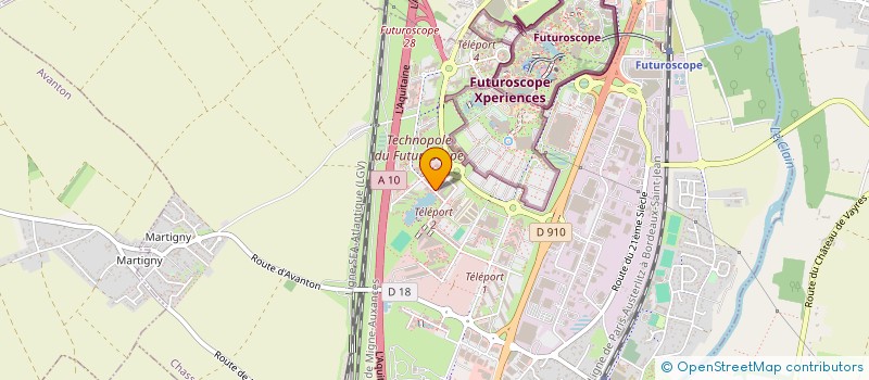 localisation de l'entreprise CLEM  CHASSENEUIL-DU-POITOU