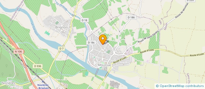 localisation de l'entreprise CLEM  MOUSSAC