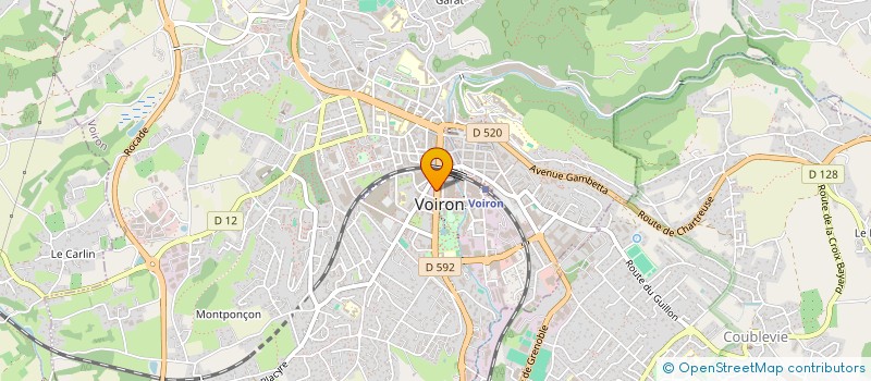 localisation de l'entreprise CLEM'ALPES NOTAIRES à VOIRON