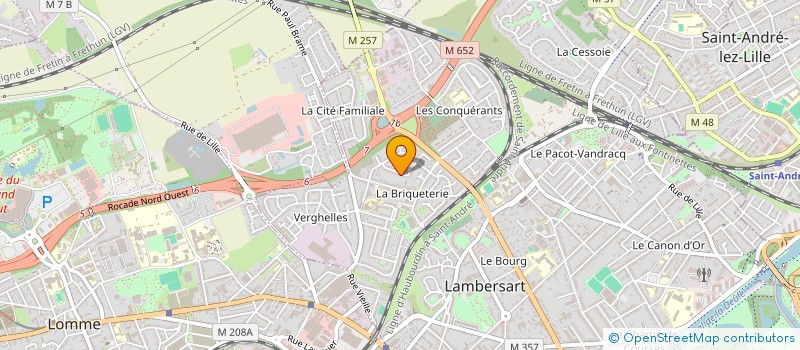 localisation de l'entreprise CLEM'ANT à LAMBERSART