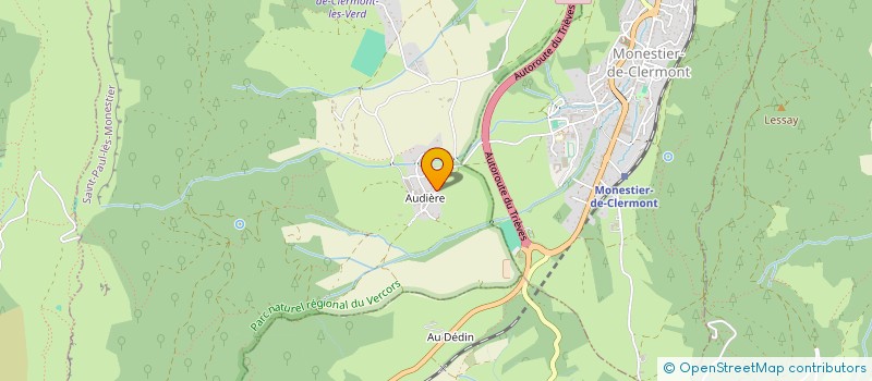 localisation de l'entreprise CLEM'ATITE FLEURIE  SAINT-PAUL-LES-MONESTIER