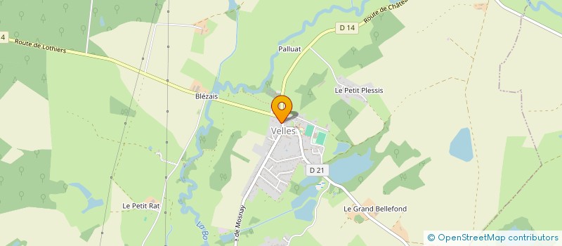 localisation de l'entreprise CLEM'AZUR à VELLES