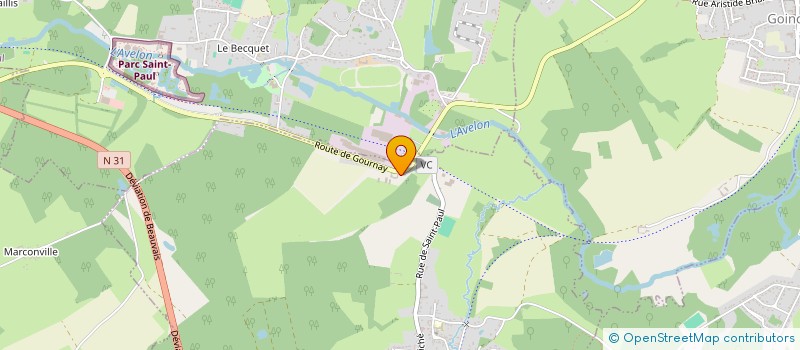 localisation de l'entreprise CLEM BOIS 60  RAINVILLERS