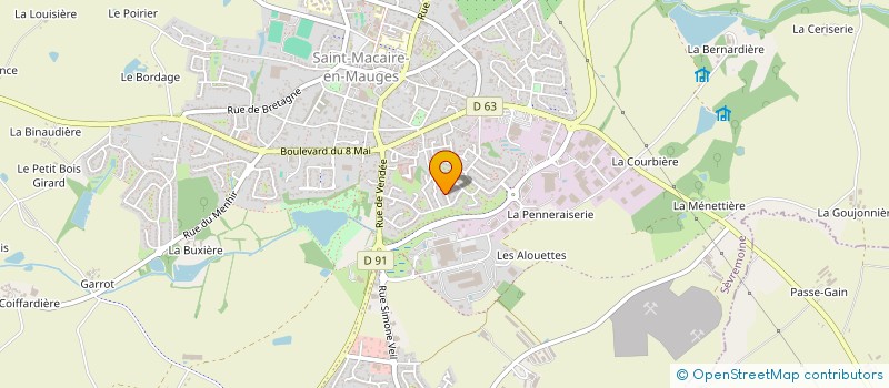 localisation de l'entreprise CLEM DENTAL à SEVREMOINE