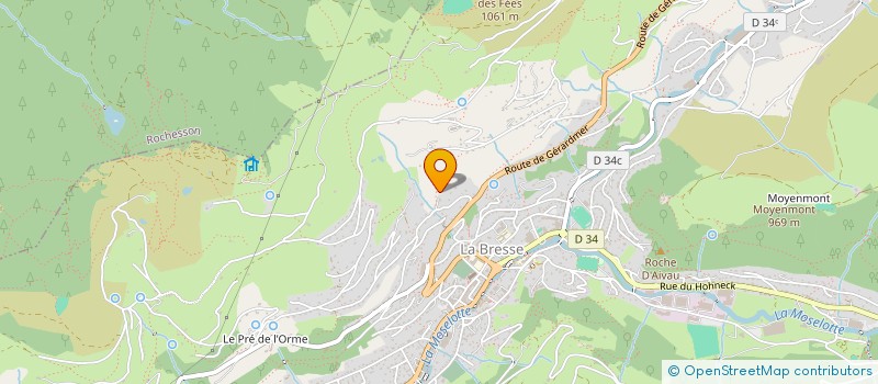 localisation de l'entreprise CLEM'EN VERT  LA BRESSE