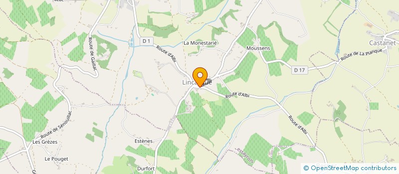 localisation de l'entreprise CLEM ENTRETIEN AUTO  CESTAYROLS