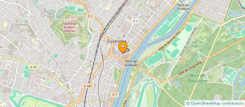 localisation de l'entreprise CLEM ESTHETIQUE MEDICAL à SURESNES