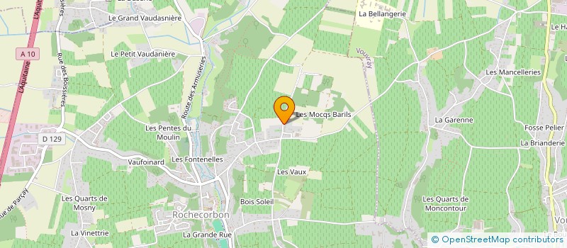 localisation de l'entreprise CLEM ET COMPAGNIE  ROCHECORBON