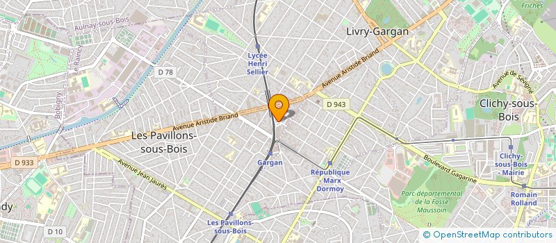 localisation de l'entreprise CLEM EVENT  LES PAVILLONS-SOUS-BOIS