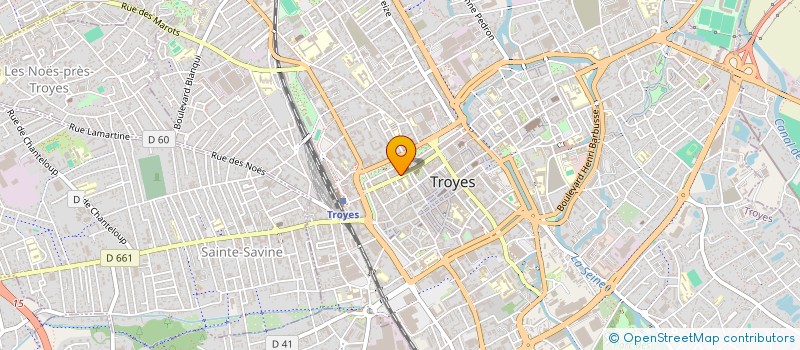 localisation de l'entreprise CLEM'IMMO à TROYES