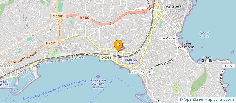 localisation de l'entreprise CLEM INVEST  ANTIBES