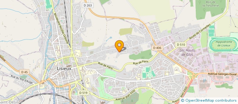 localisation de l'entreprise CLEM INVEST  LISIEUX