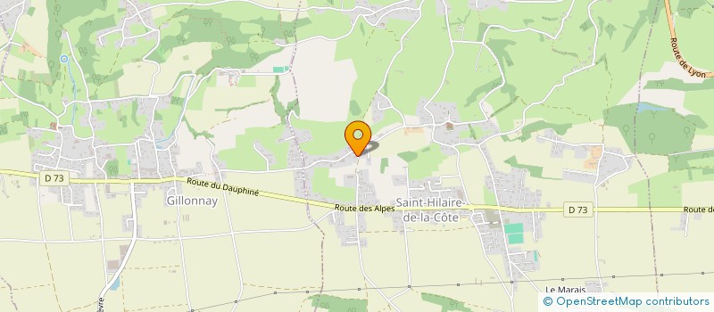 localisation de l'entreprise CLEM'LUD  SAINT-HILAIRE-DE-LA-COTE