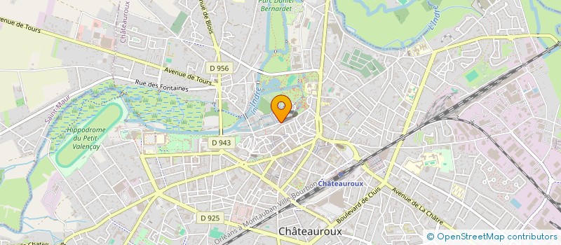 localisation de l'entreprise CLEM'OCEAN à CHATEAUROUX