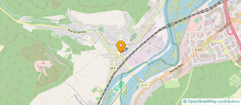 localisation de l'entreprise CLEM'OPTIC  ARS-SUR-MOSELLE