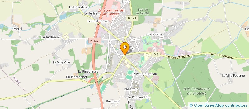 localisation de l'entreprise CLEM PIZZA à NOZAY