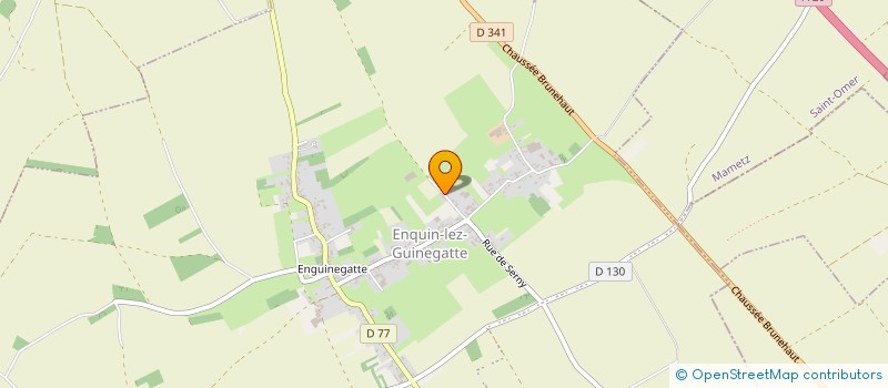 localisation de l'entreprise CLEM & PO  ENQUIN-LEZ-GUINEGATTE