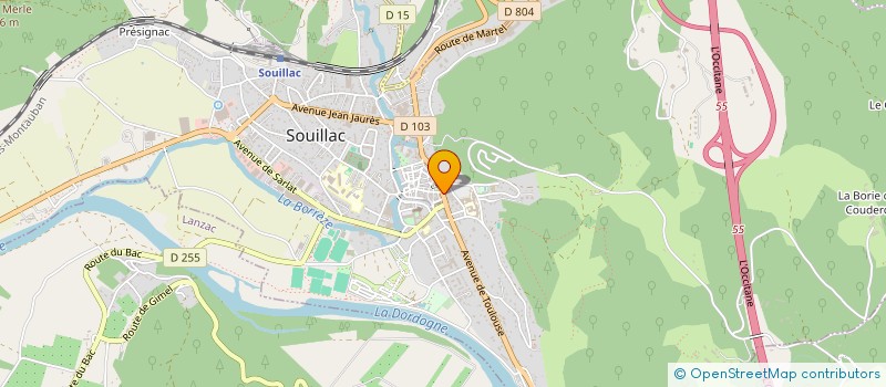 localisation de l'entreprise CLEM'S  SOUILLAC