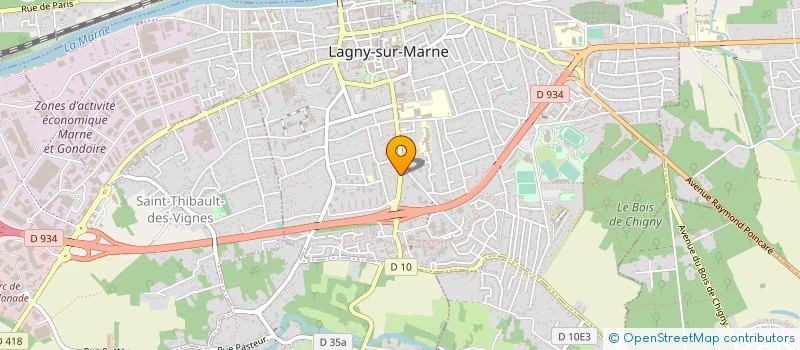 localisation de l'entreprise CLEM SECURITE INCENDIE à LAGNY-SUR-MARNE