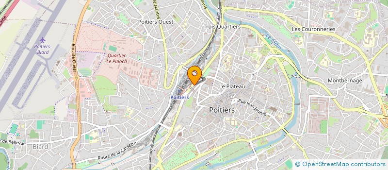localisation de l'entreprise CLEM SERVICES à POITIERS