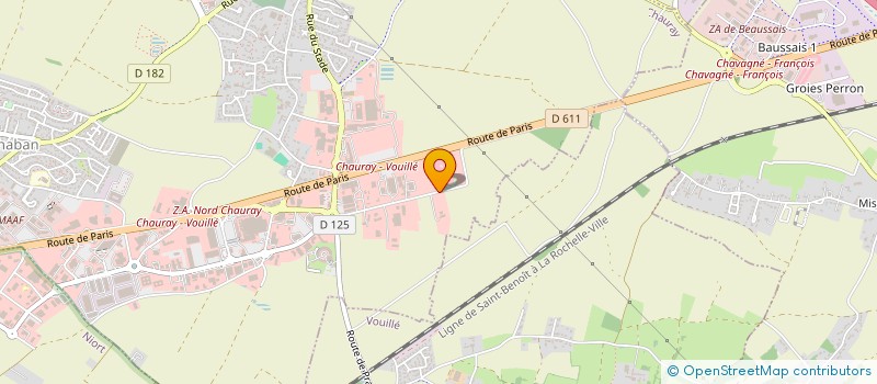 localisation de l'entreprise CLEM SPORTS  CHAURAY