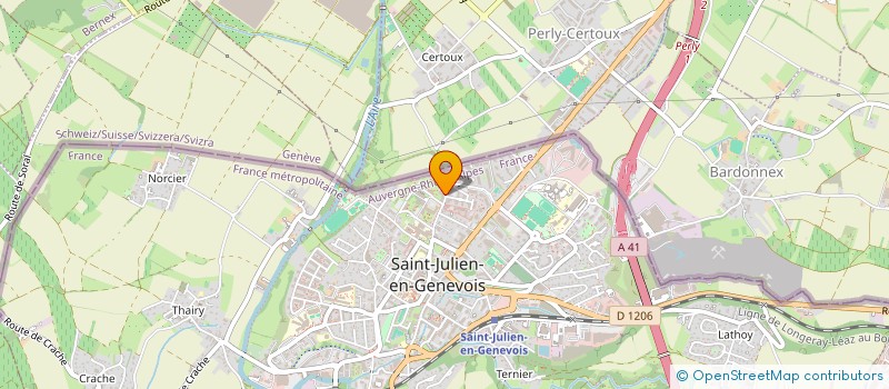 localisation de l'entreprise CLEMA  SAINT-JULIEN-EN-GENEVOIS