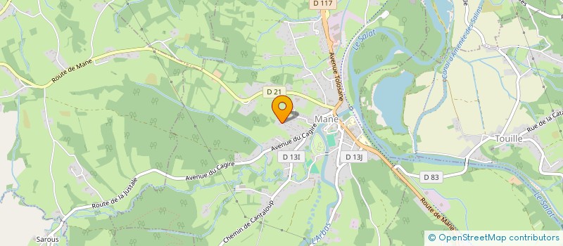 localisation de l'entreprise CLEMA  MANE