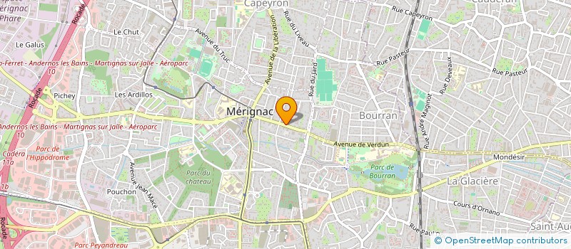 localisation de l'entreprise CLEMA à MERIGNAC