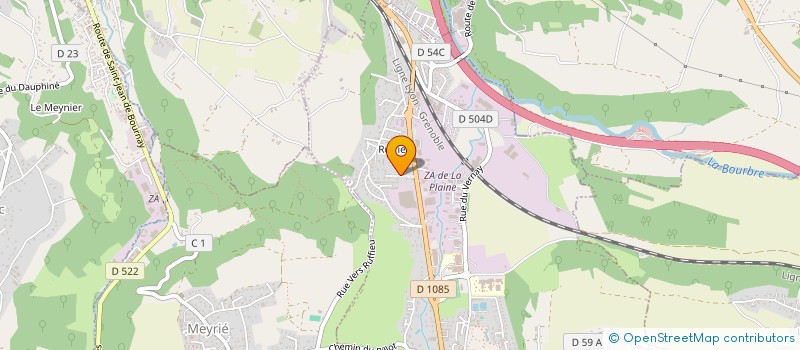 localisation de l'entreprise CLEMA  NIVOLAS-VERMELLE