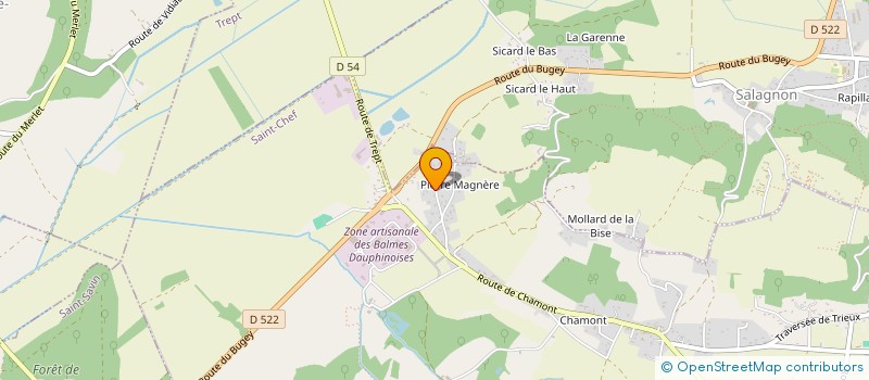 localisation de l'entreprise CLEMA  SAINT-CHEF