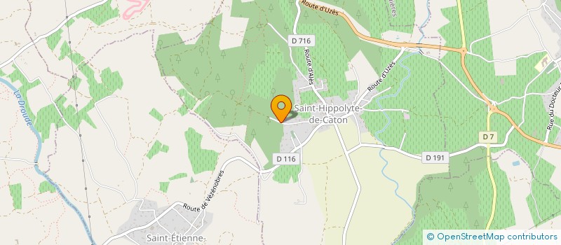 localisation de l'entreprise CLEMA  SAINT-HIPPOLYTE-DE-CATON