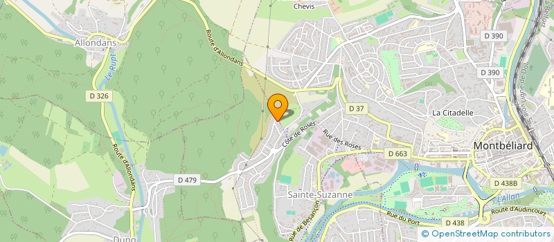 localisation de l'entreprise CLEMA  SAINTE-SUZANNE