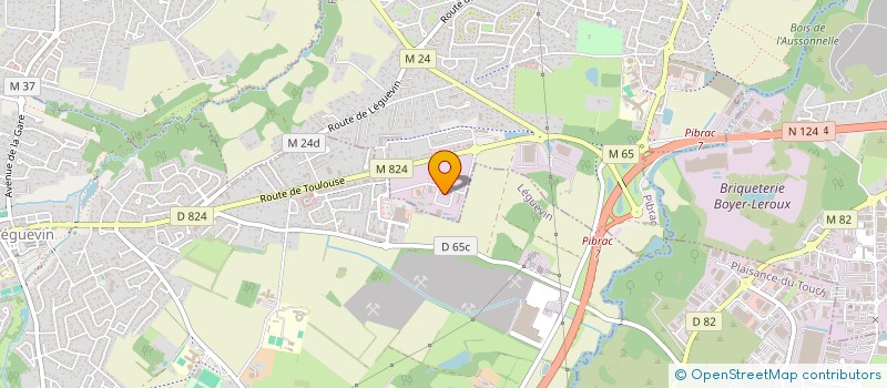 localisation de l'entreprise CLEMA  PIBRAC