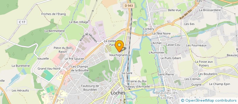 localisation de l'entreprise CLEMA  LOCHES