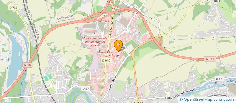 localisation de l'entreprise CLEMA à CHAMPNIERS