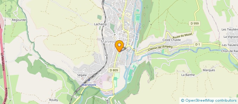 localisation de l'entreprise CLEMA  MARVEJOLS