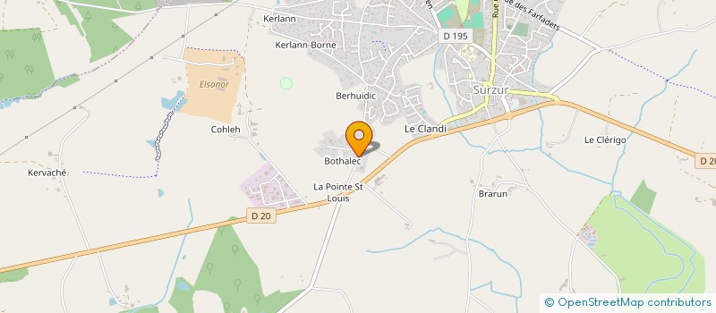 localisation de l'entreprise CLEMA  SURZUR