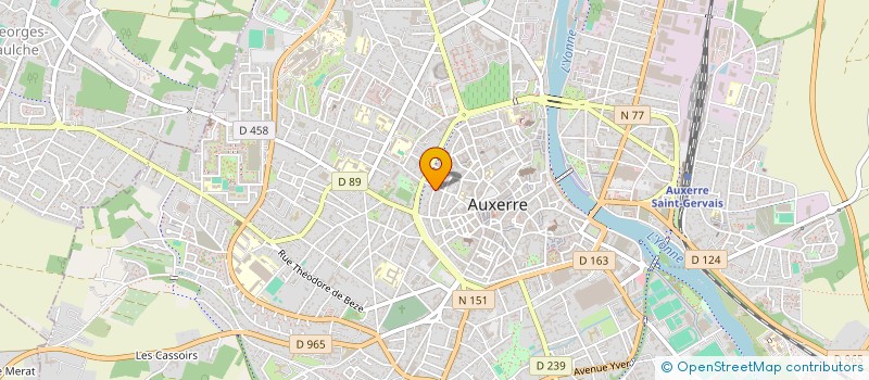 localisation de l'entreprise CLEMA à AUXERRE