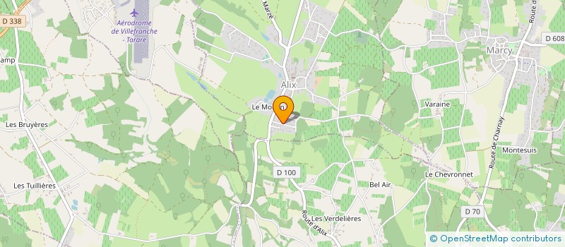 localisation de l'entreprise CLEMA'COLD  ALIX