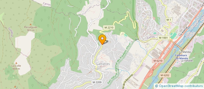 localisation de l'entreprise CLEMA CONSULTING  GATTIERES