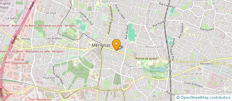 localisation de l'entreprise CLEMA OUEST  MERIGNAC