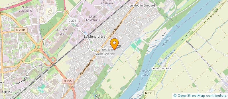 localisation de l'entreprise CLEMABLOIS  LA CHAUSSEE-SAINT-VICTOR