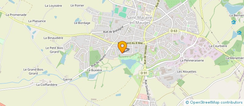 localisation de l'entreprise CLEMACA à SEVREMOINE