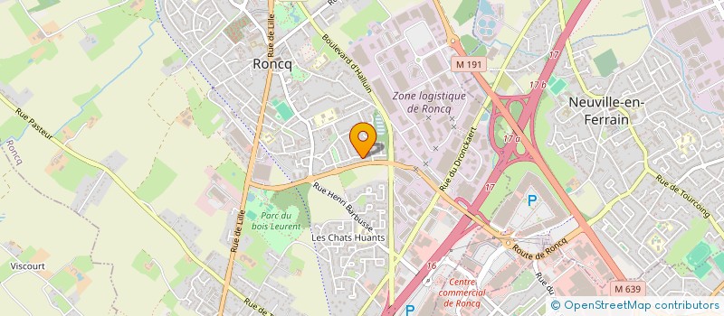 localisation de l'entreprise CLEMADEL à RONCQ