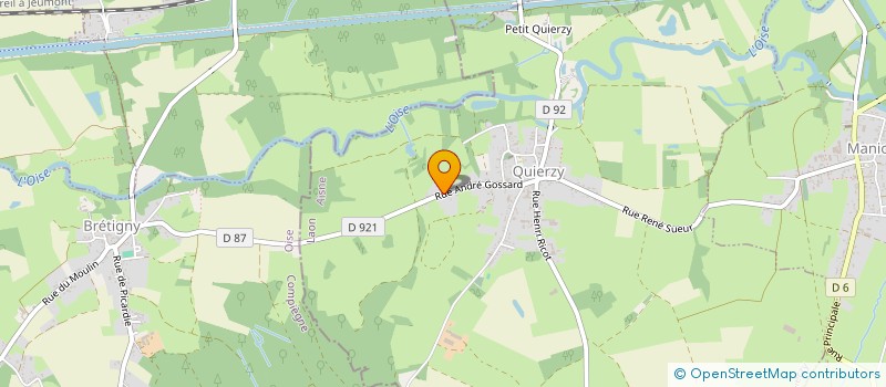 localisation de l'entreprise CLEMAELLE  QUIERZY