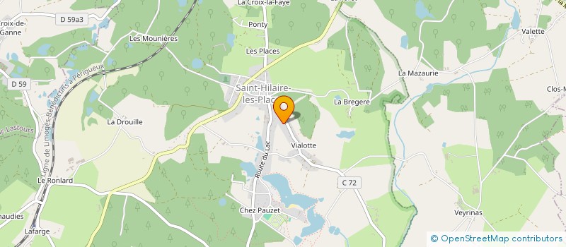 localisation de l'entreprise CLEMAIS à SAINT-HILAIRE-LES-PLACES