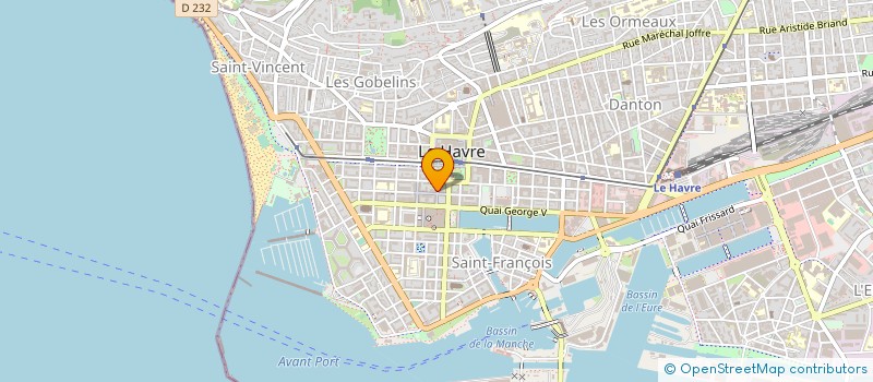 localisation de l'entreprise CLEMAJOB DEVELOPPEMENT à LE HAVRE