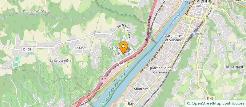 localisation de l'entreprise CLEMAJOLY  SAINT-CYR-SUR-LE-RHONE